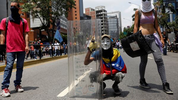 Protestas en Venezuela - Sputnik Mundo