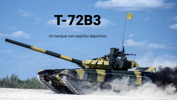 El tanque T-72B3 - Sputnik Mundo