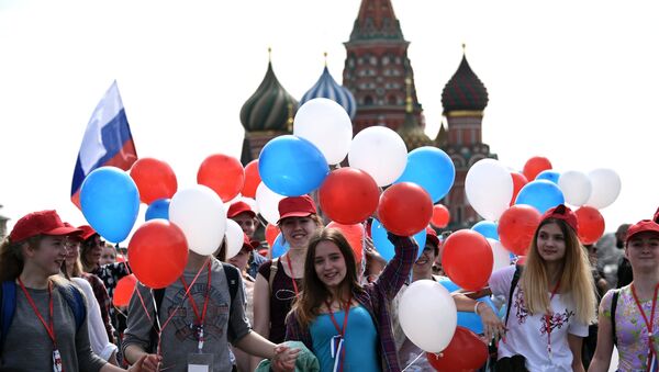 EN VIVO: así discurre la marcha del 1 de mayo en la Plaza Roja de Moscú - Sputnik Mundo