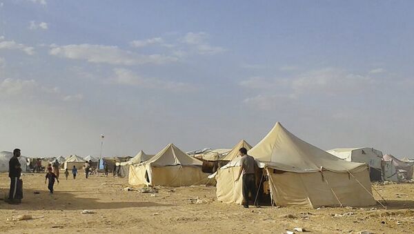 Campo de refugiados en Siria (archivo) - Sputnik Mundo