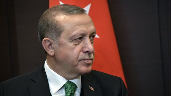 Recep Tayyip Erdogan, presidente turco (archivo) - Sputnik Mundo