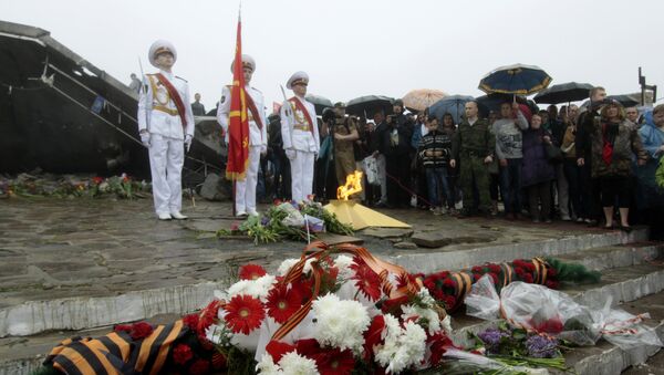 El complejo memorial Saur-Mogila en la república de Donetsk en vísperas del Día de la Victoria - Sputnik Mundo