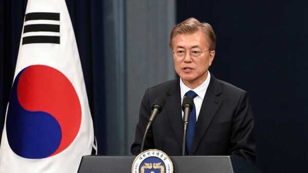 Moon Jae-In, presidente de Corea del Sur (archivo) - Sputnik Mundo
