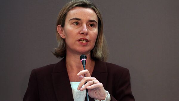 Federica Mogherini, la alta representante de la UE para Asuntos Exteriores y Política de Seguridad - Sputnik Mundo