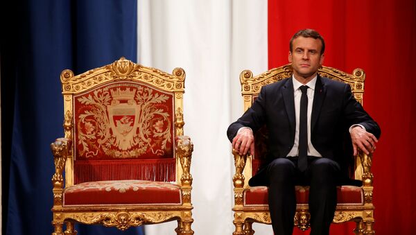 Emmanuel Macron, presidente de Francia (archivo) - Sputnik Mundo