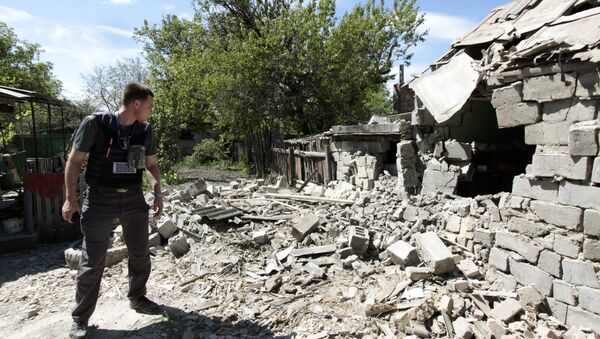 El observadoe de OSCE en Donetsk - Sputnik Mundo