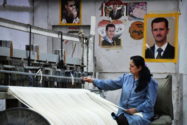 La producción industrial en Siria - Sputnik Mundo