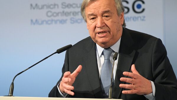 Secretario general de la ONU, Antonio Guterres - Sputnik Mundo