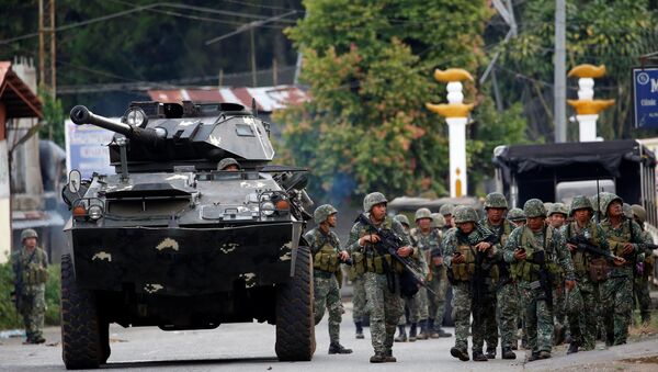 Militares de Filipinas en Marawi (archivo) - Sputnik Mundo