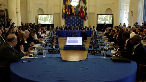 La reunión de consulta de cancilleres de la OEA - Sputnik Mundo