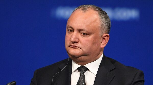 Igor Dodon, presidente de Moldavia (archivo) - Sputnik Mundo