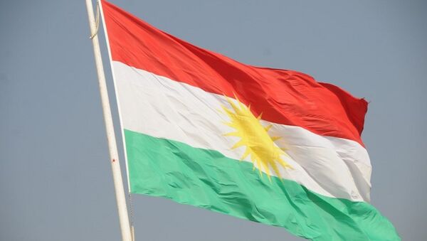 Bandera de Kurdistán - Sputnik Mundo