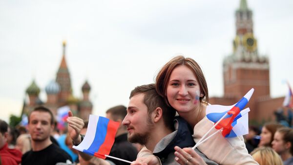 Celebración del Día de Rusia en Moscú - Sputnik Mundo