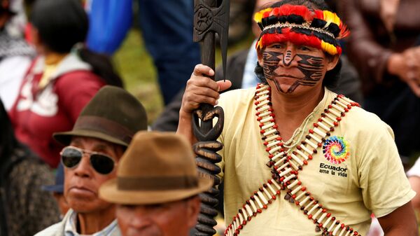 Indígenas de Ecuador (archivo) - Sputnik Mundo