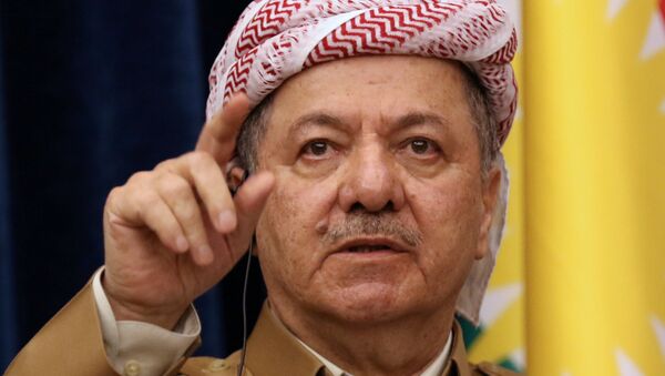 Masud Barzani, presidente del Kurdistán iraquí (archivo) - Sputnik Mundo