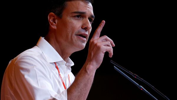 Pedro Sánchez, secretario general del Partido Socialista Obrero Español (archivo) - Sputnik Mundo