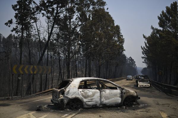 Portugal en llamas: duelo nacional por las víctimas de los incendios forestales - Sputnik Mundo