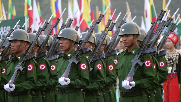 Los soldados de Birmania (archivo) - Sputnik Mundo