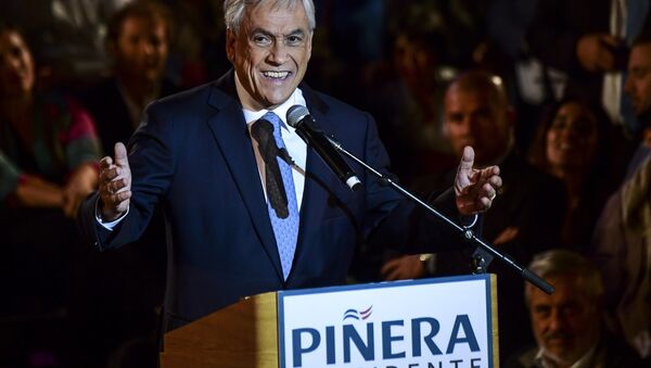 Sebastián Piñera, presidente de Chile - Sputnik Mundo