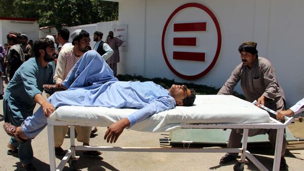 Un herido tras el ataque en Lashkar Gah, Afganistán - Sputnik Mundo