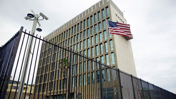 La embajada de EEUU en La Habana, Cuba - Sputnik Mundo