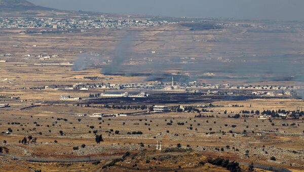 Altos de Golán, la frontera entre Israel y Siria (archivo) - Sputnik Mundo