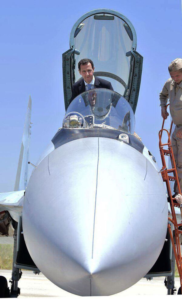 Bashar Asad, el 'as en la manga' de las Fuerzas Aeroespaciales rusas - Sputnik Mundo