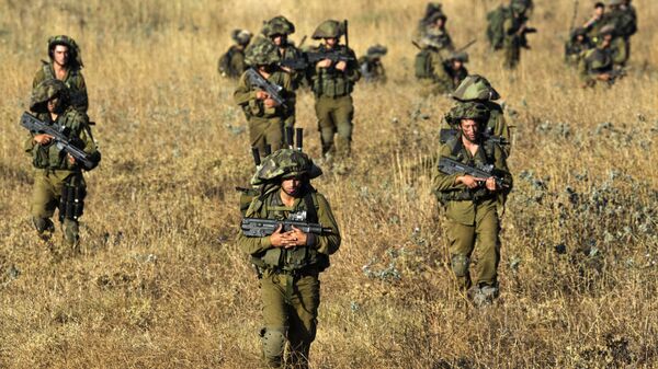 Soldados israelíes en los Altos del Golán - Sputnik Mundo