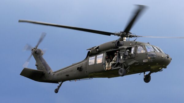 Helicóptero Black Hawk  DE eeuu (archivo) - Sputnik Mundo