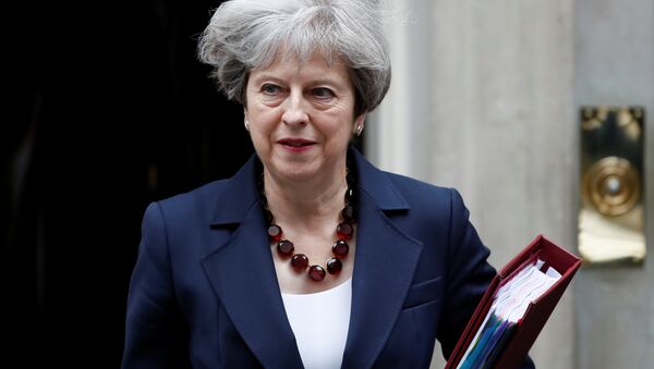 Theresa May, primera ministra británica (archivo) - Sputnik Mundo