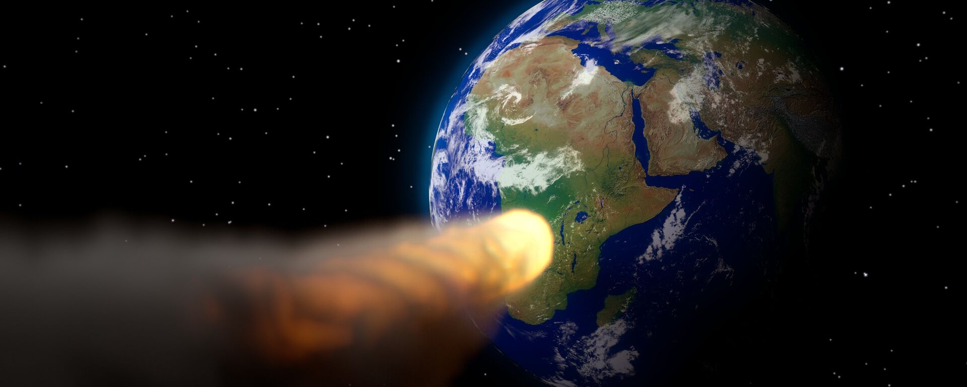 Un asteroide (ilustración) - Sputnik Mundo, 1920, 30.06.2017