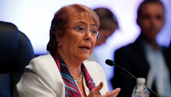 La Alta Comisionada de Naciones Unidas para los Derechos Humanos, Michelle Bachelet - Sputnik Mundo