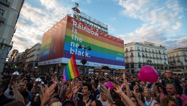 La manifestación del WorldPride en Madrid - Sputnik Mundo