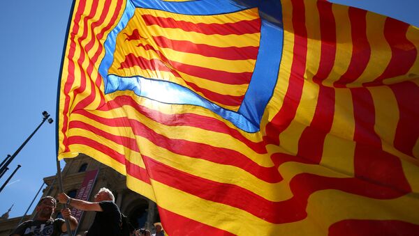 Estelada, bandera independentista catalana - Sputnik Mundo