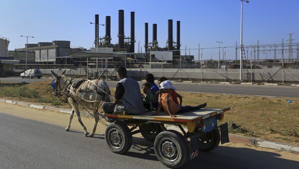 La planta Nusseirat en la Franja de Gaza. - Sputnik Mundo