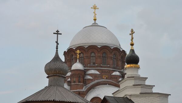 Catedral y Monasterio de la Asunción de la localidad de Sviajsk, Rusia - Sputnik Mundo