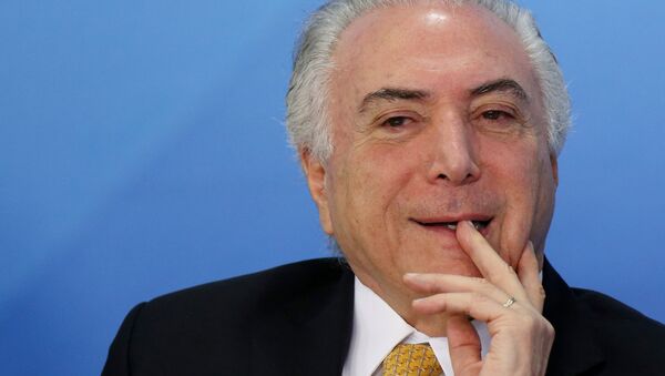 Michel Temer, expresidente de Brasil (archivo) - Sputnik Mundo