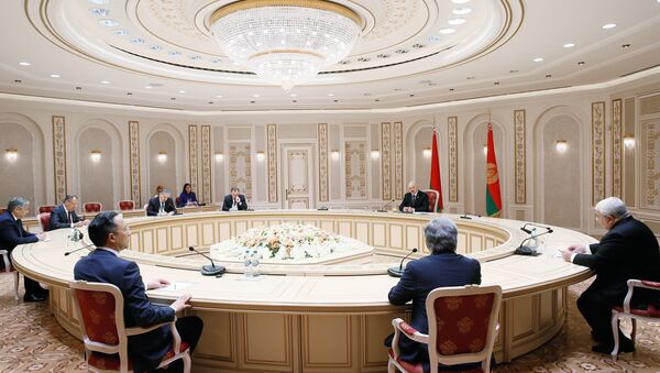 La reunión del Consejo de Cancilleres de la Organización del Tratado de Seguridad Colectiva (OTSC) en Minsk - Sputnik Mundo
