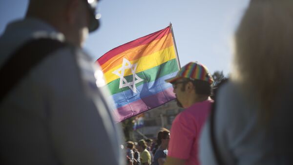 El desfile de orgullo gay en Israel (archivo) - Sputnik Mundo