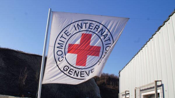 La bandera del Comité Internacional de la Cruz Roja - Sputnik Mundo