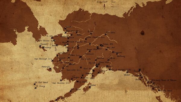 El mapa de Alaska - Sputnik Mundo