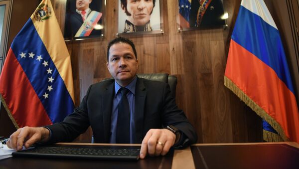 Carlos Rafael Faría Tortosa, jefe de la misión diplomática de Venezuela en la Federación de Rusia (archivo) - Sputnik Mundo