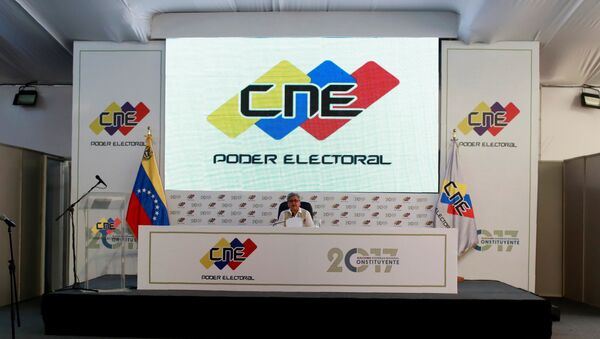 Tibisay Lucena, presidente del Consejo Nacional Electoral (CNE) - Sputnik Mundo