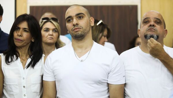 El soldado israelí Elor Azaria en el tribunal - Sputnik Mundo