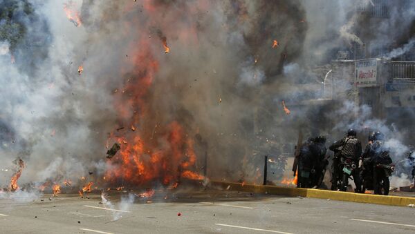 Explosión en Caracas - Sputnik Mundo