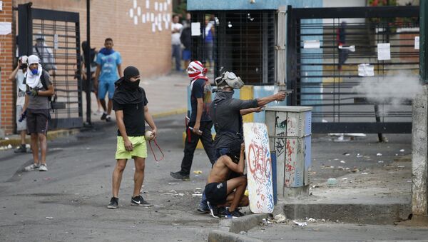 Manifestaciones de protesta en Venezuela (archivo) - Sputnik Mundo
