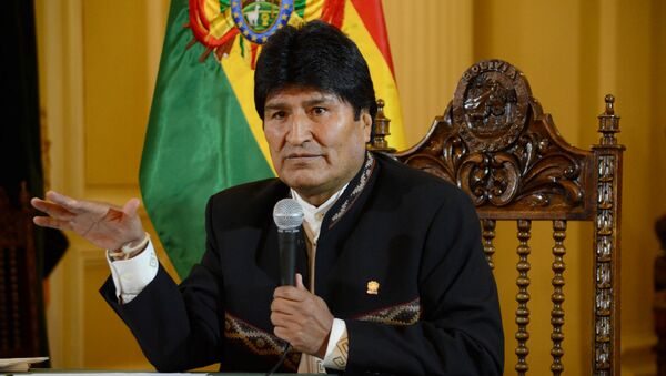 Evo Morales, presidente de Bolivia (archvo) - Sputnik Mundo