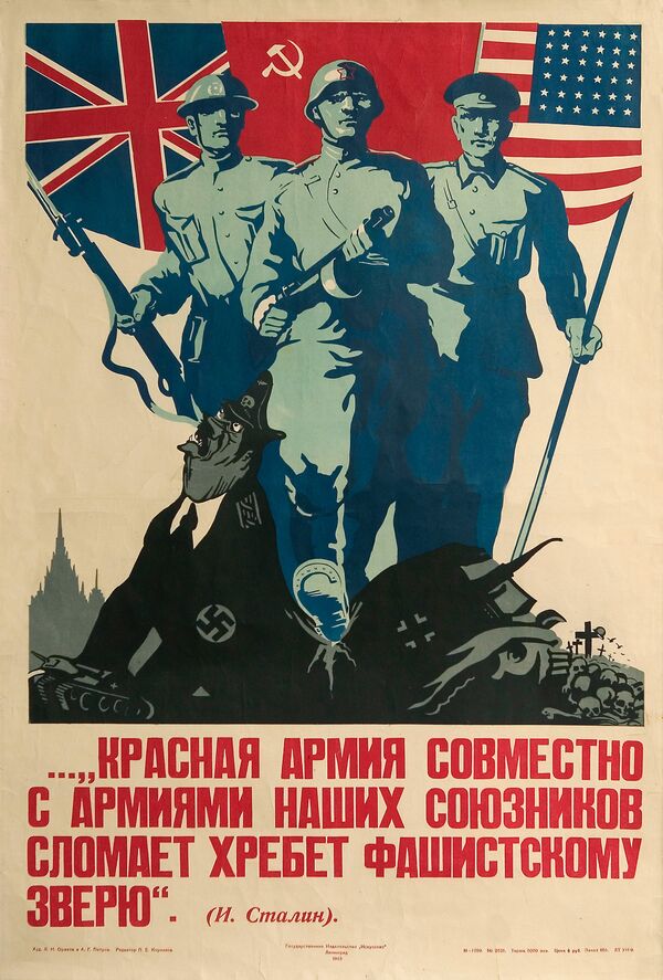 El poder de las imágenes: carteles soviéticos de la época de la II Guerra Mundial - Sputnik Mundo