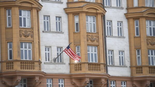 La embajada de EEUU en Moscú (archivo) - Sputnik Mundo