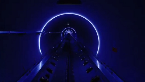 La tubería de Hyperloop (archivo) - Sputnik Mundo